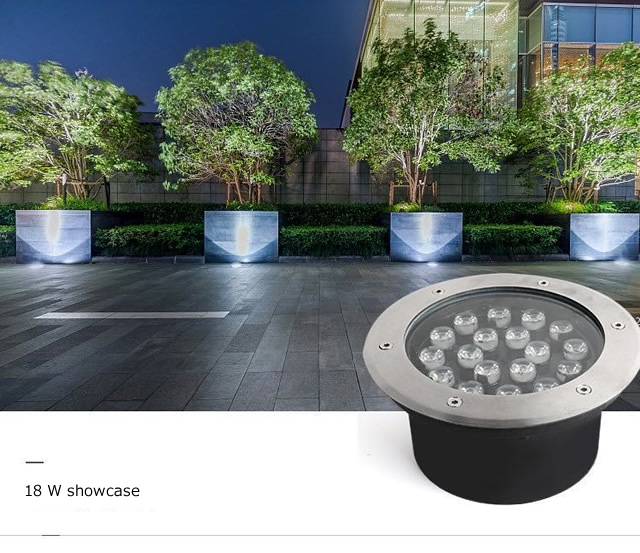 地中照明　LED 屋外　明るい　防水　underground_7w 地中埋込型照明 アッパーライト 景観照明 ライトアップ